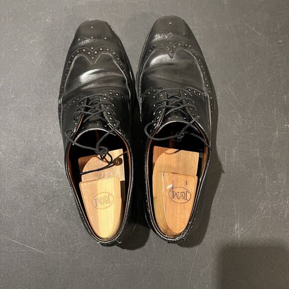 Allen Edmonds Bel Air Men\'s 12 D Black Wingtip Oxford Leather Dress Shoes main image 11
